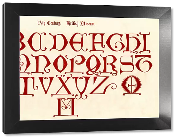 14th Century Style Alphabet