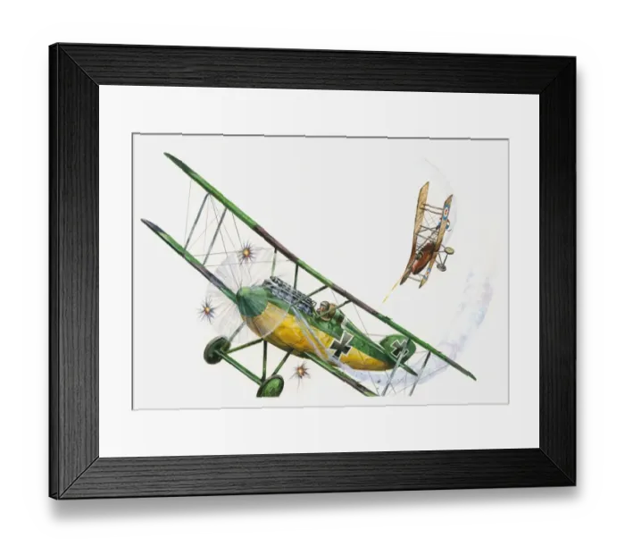 Framed Print : 20th century, aeroplane, aggression, conflict, day, fokker, horizontal, military Framed Print : 20th century, aeroplane, aggression, conflict, day, fokker, horizontal, military