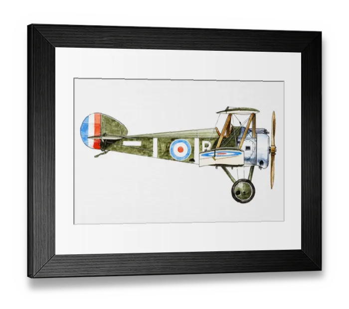 Framed Print : Airforce, Airplanes, Aviation, Biplane, Colour Image, Fighter Aircraft, First World War Framed Print : Airforce, Airplanes, Aviation, Biplane, Colour Image, Fighter Aircraft, First World War