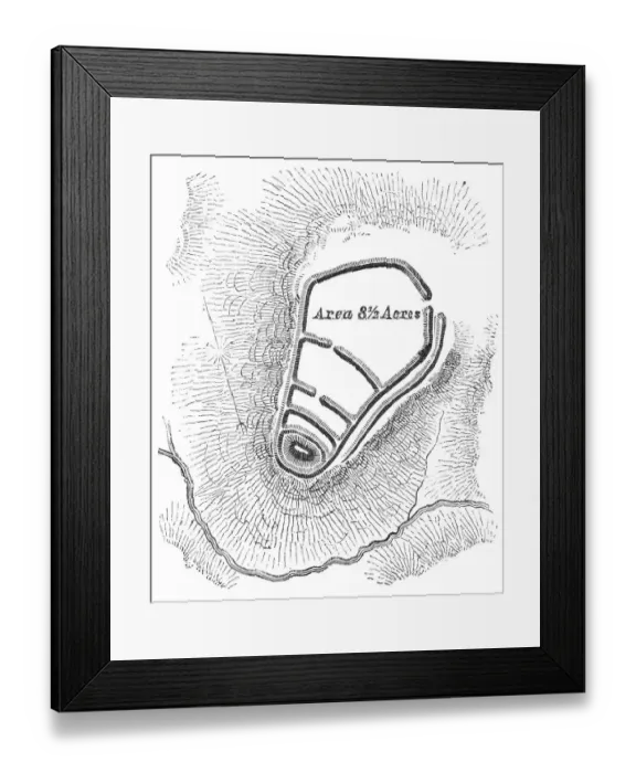 Framed Print : Castle Combe Castle in Wiltshire, England (12th Century) Framed Print : Castle Combe Castle in Wiltshire, England (12th Century)
