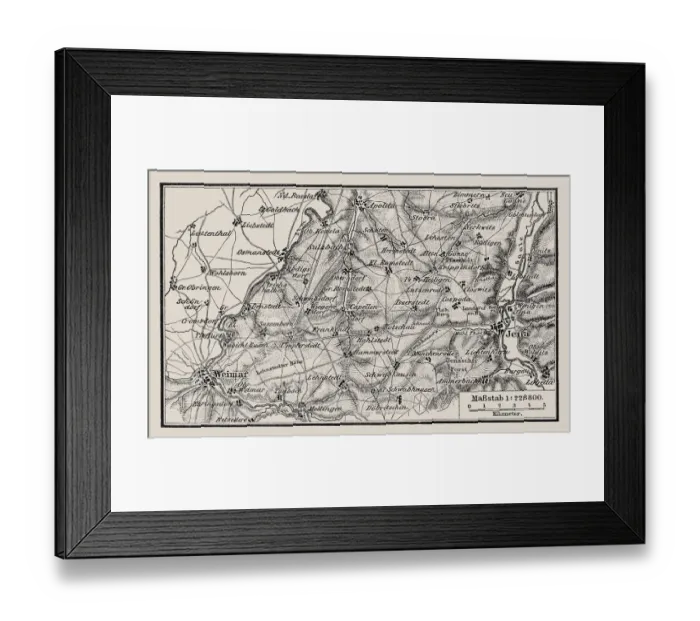Framed Print : Napoleon Battle of Jena 1806 Framed Print : Napoleon Battle of Jena 1806