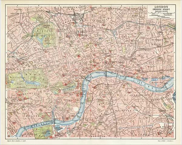 London city map 1895