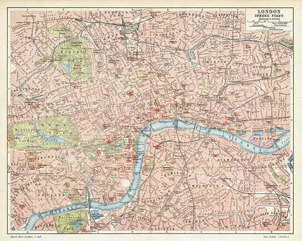 London city map 1895