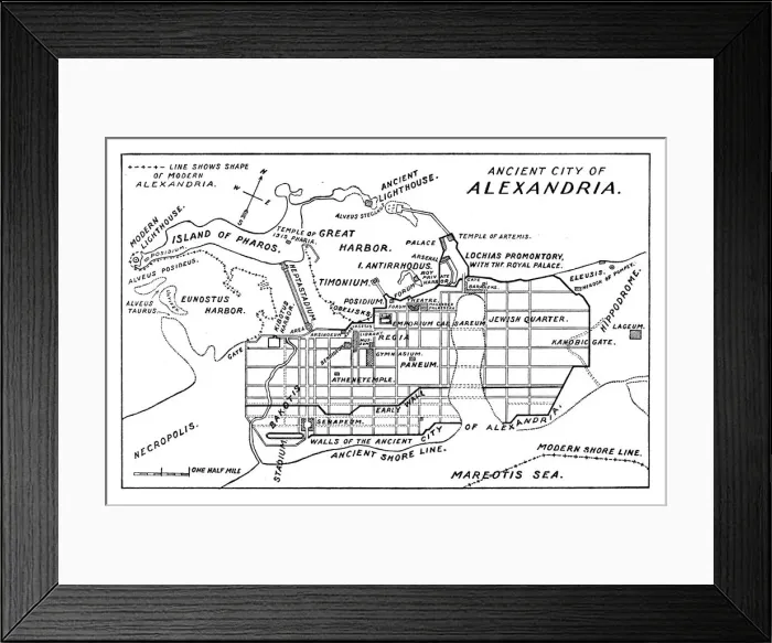Framed Print : Ancient city of Alandria