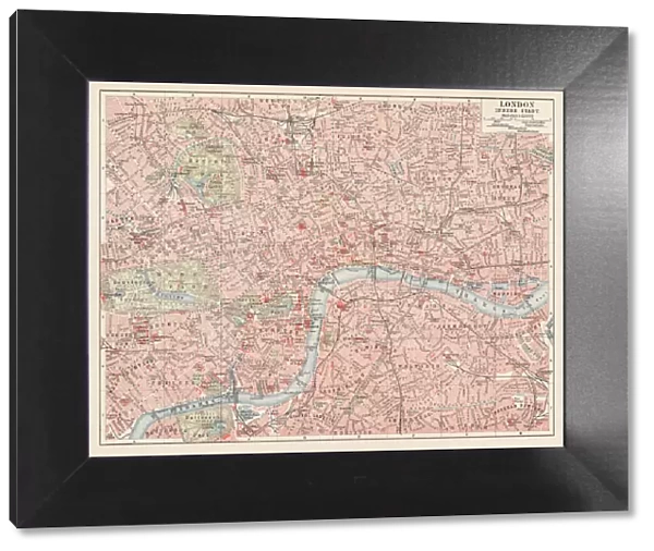 Map of London 1900