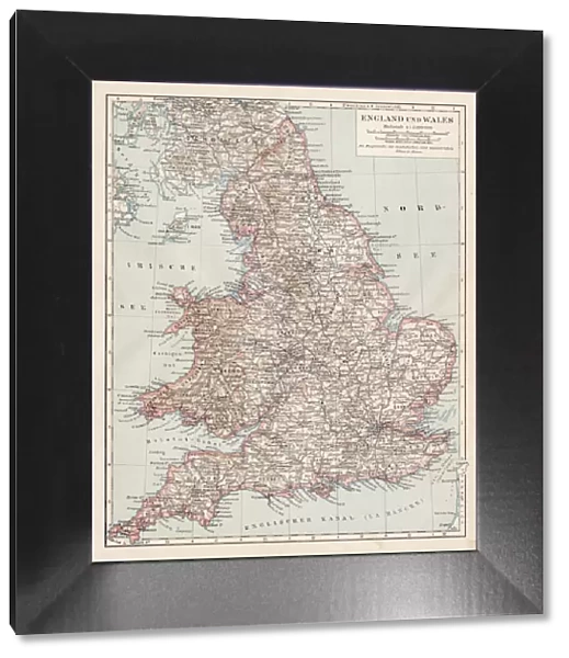 Map of England and Wales 1900