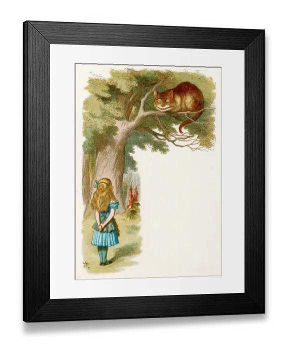 Framed Print : Alice in Wonderland Framed Print : Alice in Wonderland