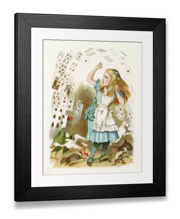 Framed Print : Alice in Wonderland Framed Print : Alice in Wonderland