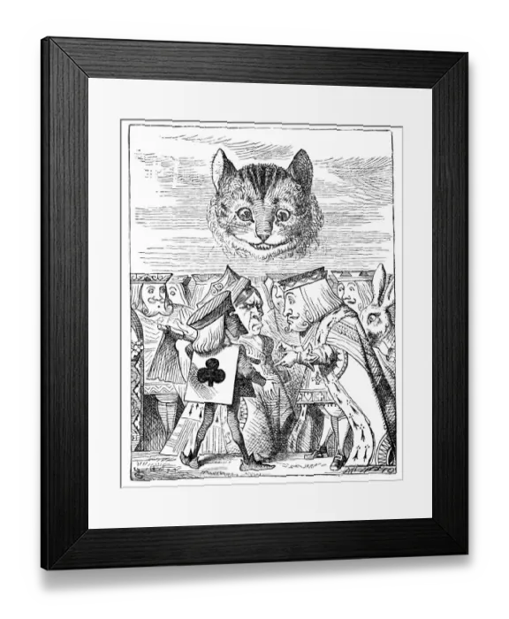 Framed Print : Alice in Wonderland - The Queens Croquet Ground Framed Print : Alice in Wonderland - The Queens Croquet Ground