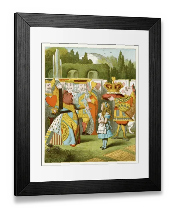 Framed Print : Alice in Wonderland Framed Print : Alice in Wonderland