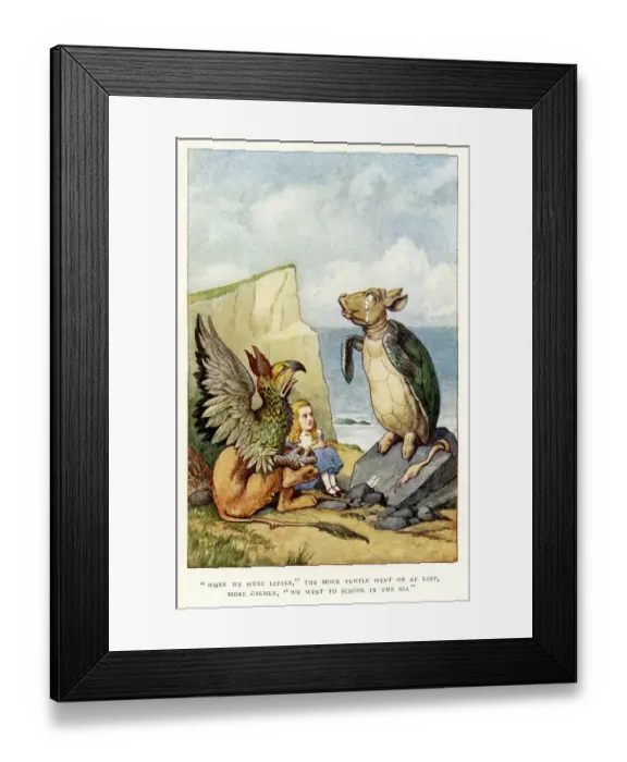 Framed Print : Alice in Wonderland Framed Print : Alice in Wonderland