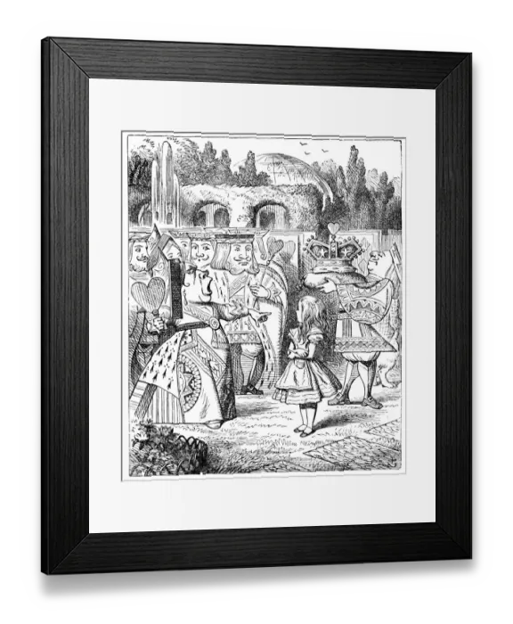 Framed Print : Alice in Wonderland - Queen of Hearts Framed Print : Alice in Wonderland - Queen of Hearts