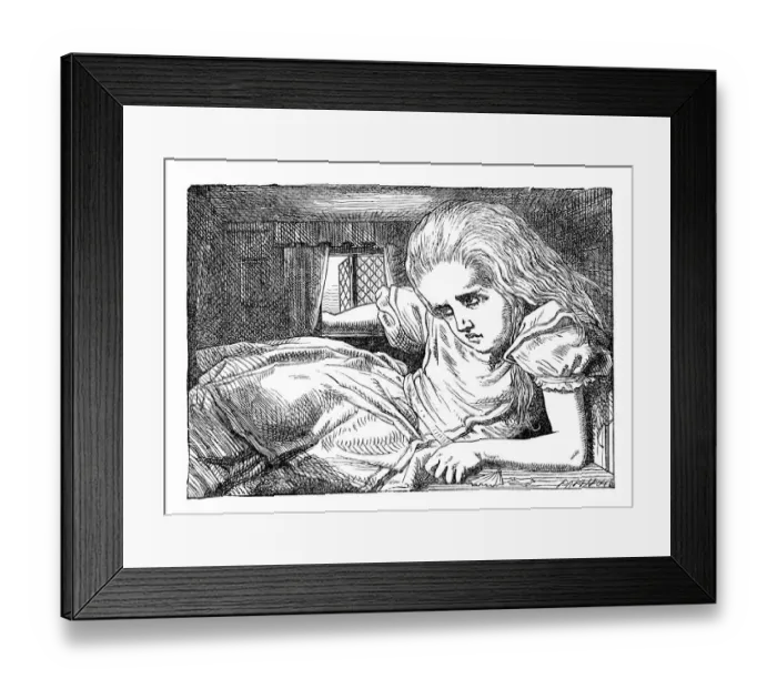 Framed Print : Alice in Wonderland