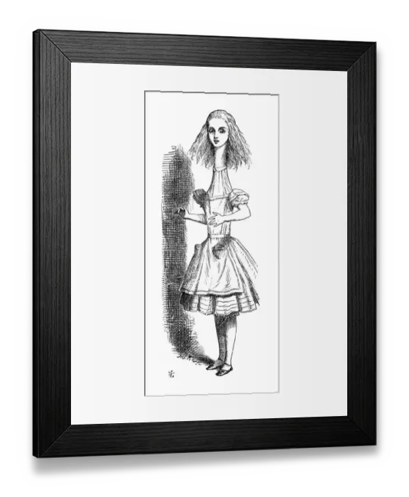 Framed Print : Alice in Wonderland Framed Print : Alice in Wonderland