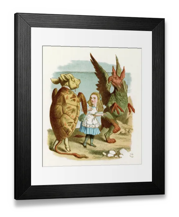 Framed Print : Alice in Wonderland Framed Print : Alice in Wonderland