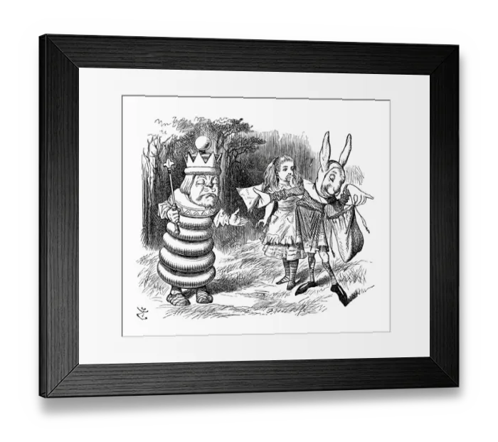 Framed Print : Alice through the looking glass Framed Print : Alice through the looking glass