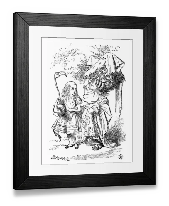 Framed Print : Alice in Wonderland Framed Print : Alice in Wonderland