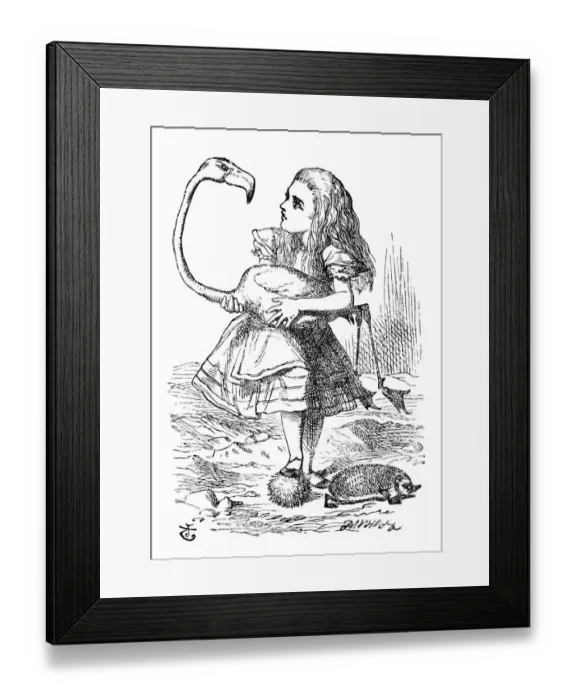 Framed Print : Alice in Wonderland