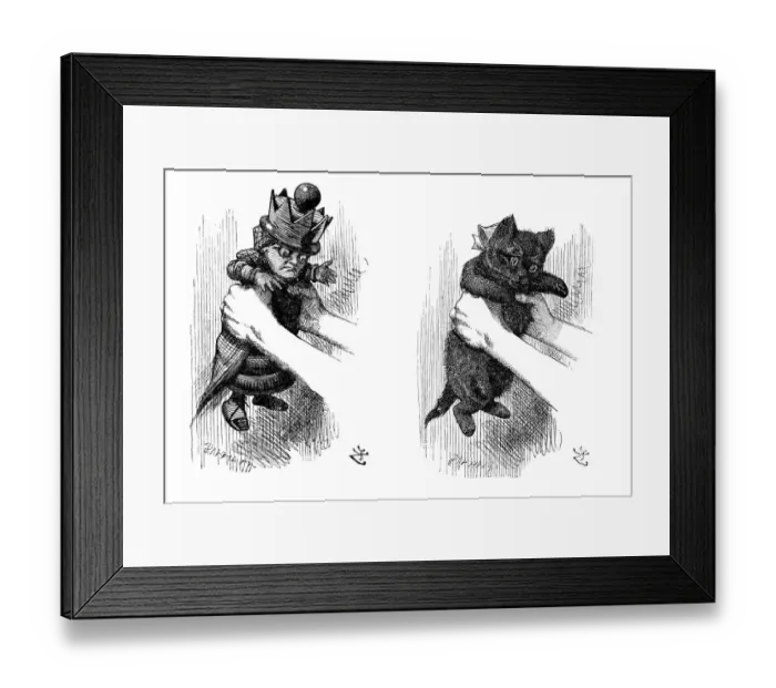 Framed Print : Alice through the looking glass Framed Print : Alice through the looking glass