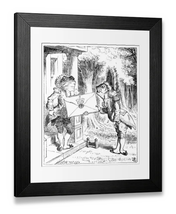Framed Print : Alice in Wonderland - Pig and Pepper Framed Print : Alice in Wonderland - Pig and Pepper