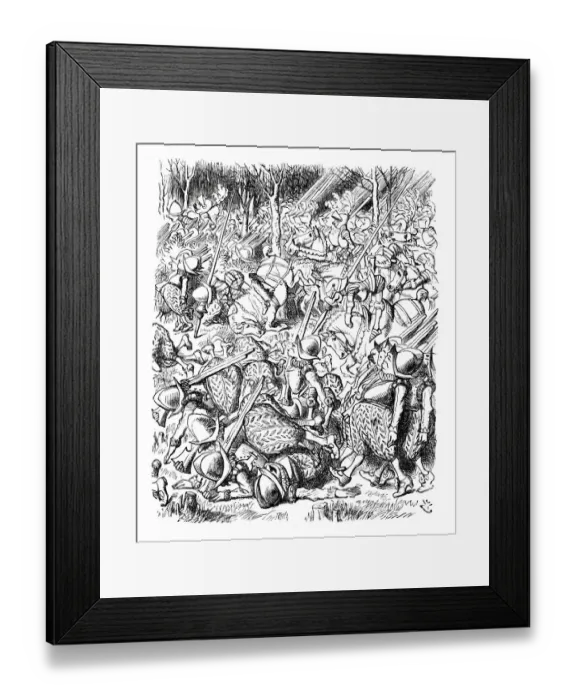 Framed Print : Alice through the looking glass Framed Print : Alice through the looking glass