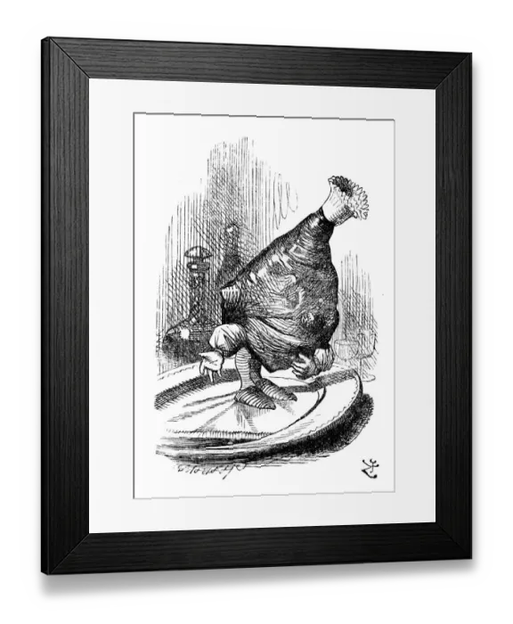 Framed Print : Alice through the looking glass Framed Print : Alice through the looking glass
