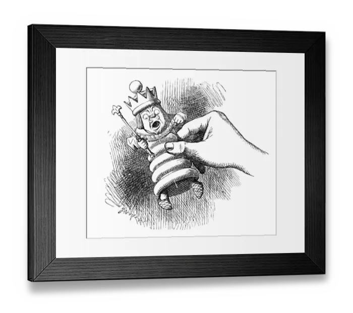 Framed Print : Alice through the looking glass Framed Print : Alice through the looking glass