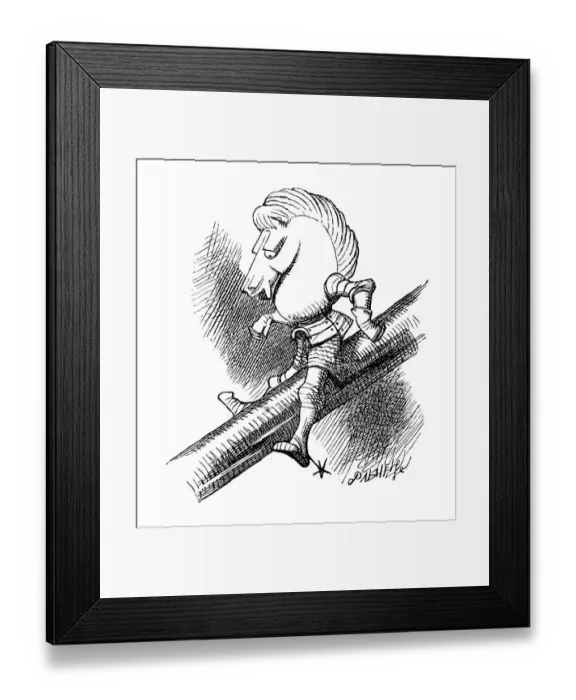 Framed Print : Alice through the looking glass Framed Print : Alice through the looking glass