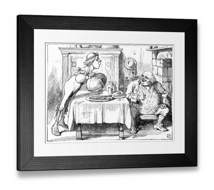 Framed Print : Alice in Wonderland Framed Print : Alice in Wonderland