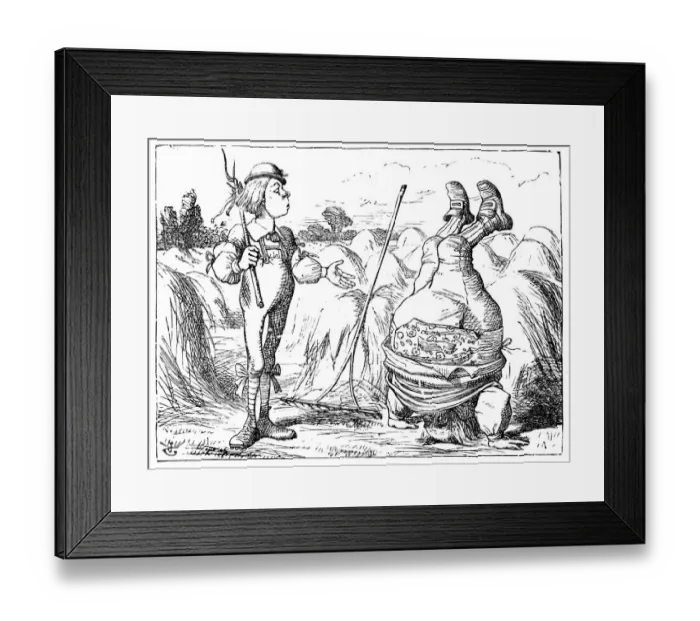 Framed Print : Alice in Wonderland Framed Print : Alice in Wonderland