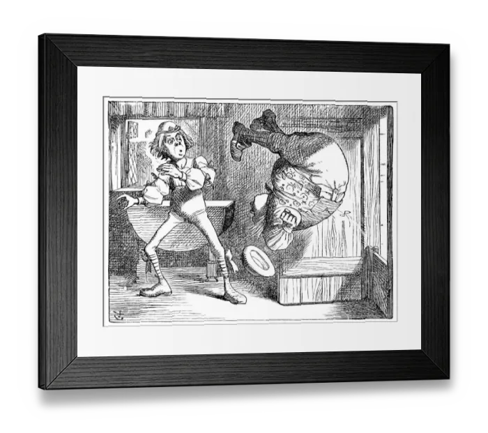 Framed Print : Alice in Wonderland Framed Print : Alice in Wonderland