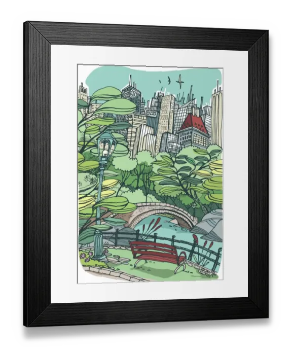 Framed Print : Love Central Park Framed Print : Love Central Park