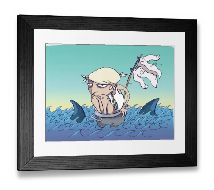 Framed Print : When business go bad Framed Print : When business go bad