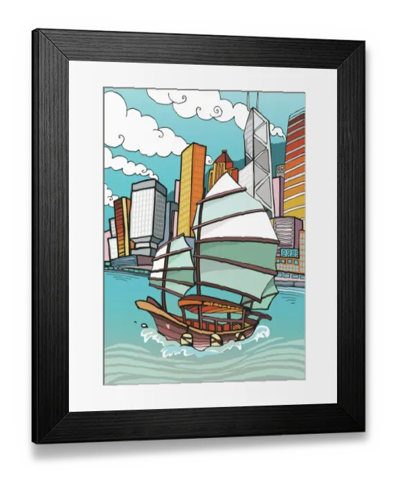 Framed Print : Love Hong Kong Framed Print : Love Hong Kong