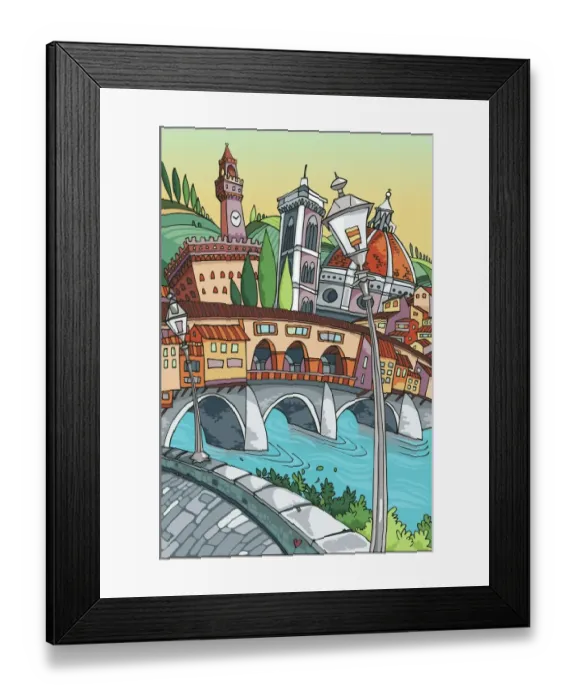 Framed Print : Love Florence Framed Print : Love Florence