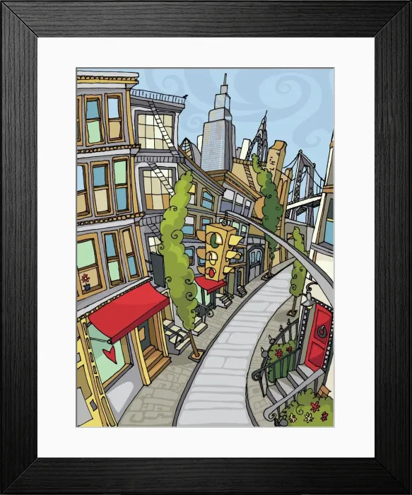 Framed Print : Love New York Framed Print : Love New York