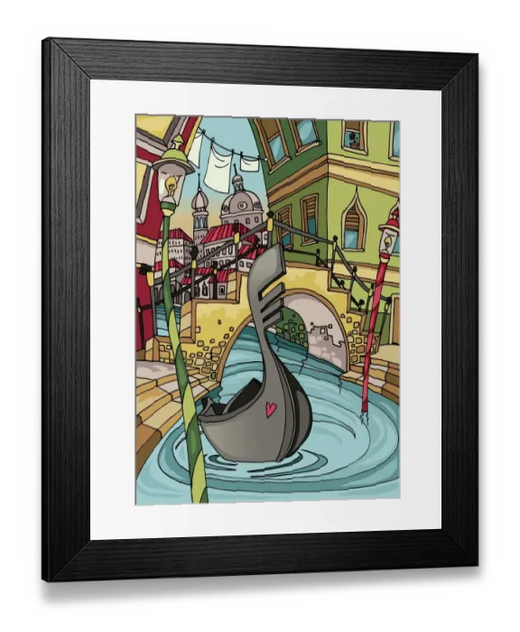 Framed Print : Love Venice Framed Print : Love Venice