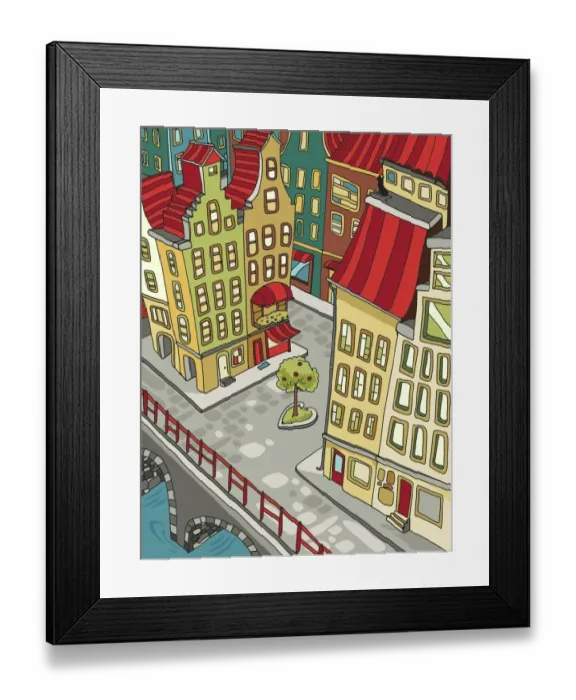 Framed Print : Love Amsterdam Framed Print : Love Amsterdam