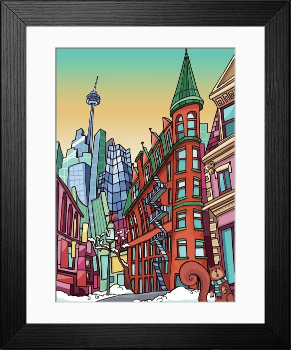 Framed Print : Love Toronto Framed Print : Love Toronto