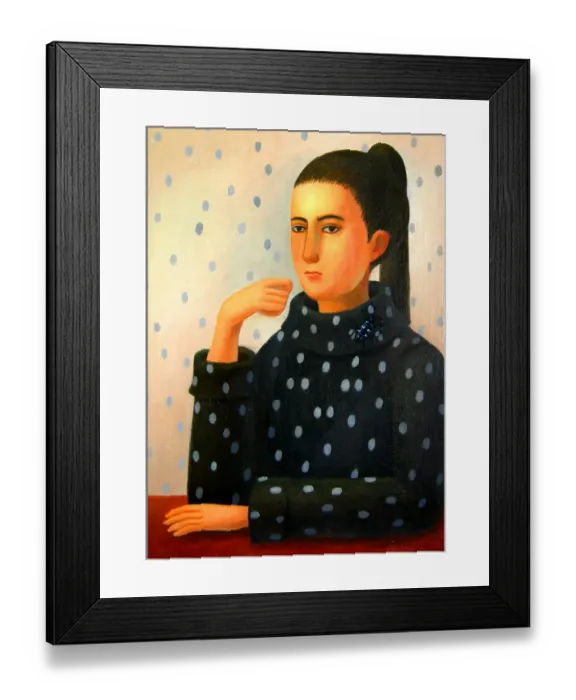 Framed Print : Portrait of woman Framed Print : Portrait of woman