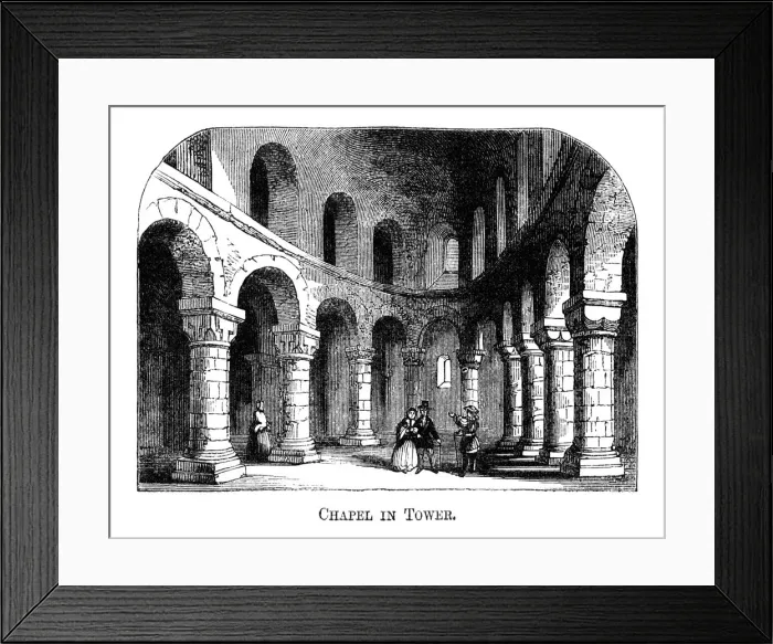 Framed Print : Chapel in the Tower of London (1871 engraving) Framed Print : Chapel in the Tower of London (1871 engraving)
