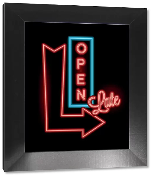 Neon open sign