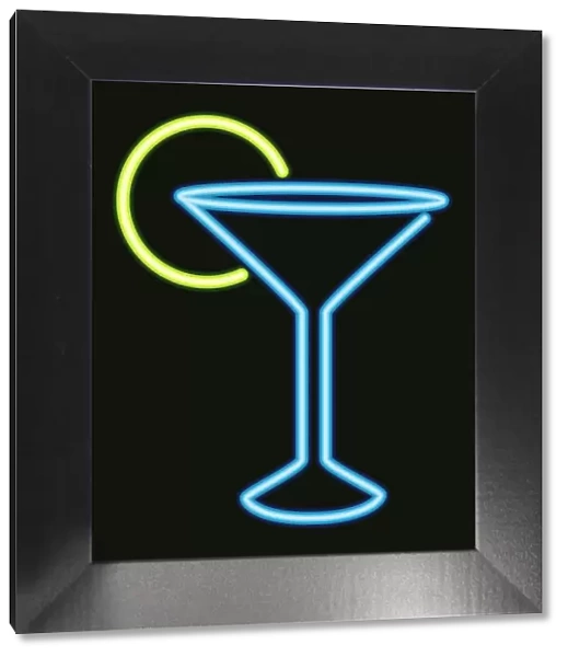 Neon Sign Cocktail Lounge Icon