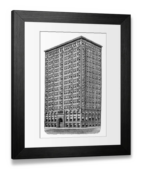 Framed Print : Ashland building