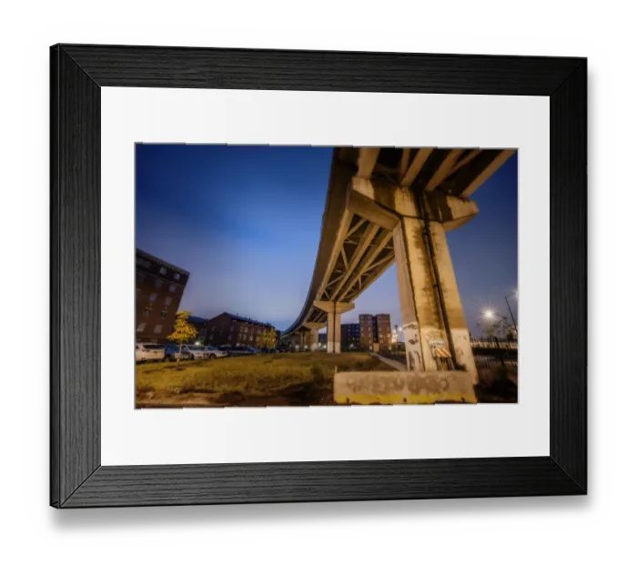Framed Print : Overpass Railway Framed Print : Overpass Railway