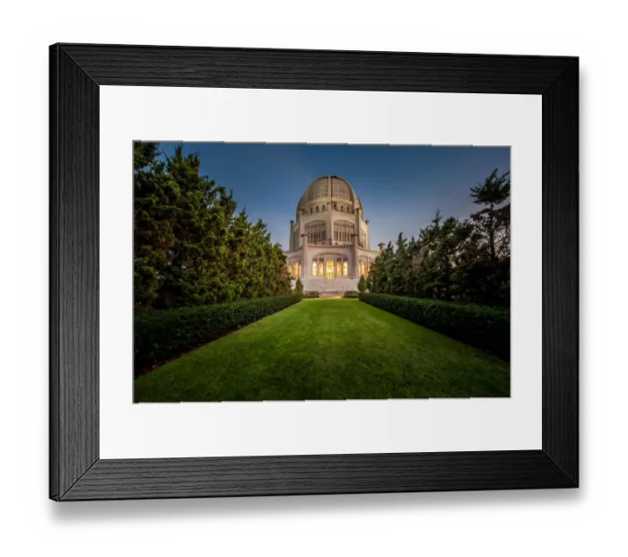 Framed Print : Green Carpet to the Temple
