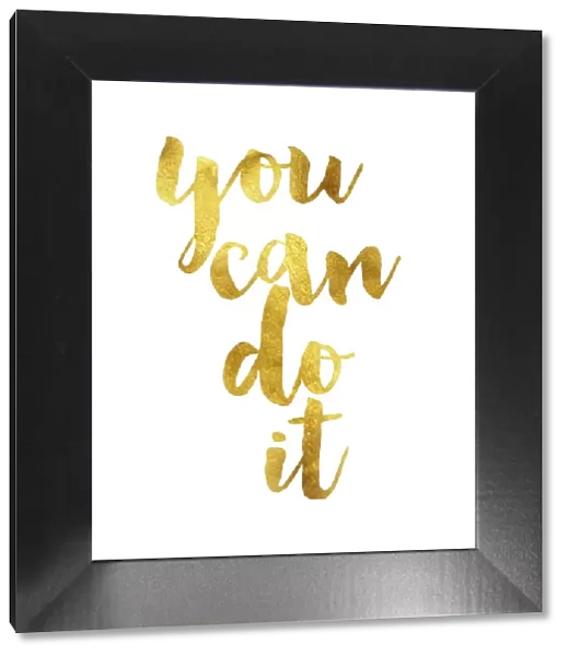 You can do it gold foil message
