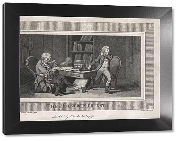 Engraving of The Holstein Priest by Hogarth
