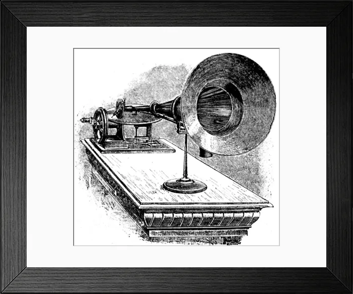 Framed Print : Gramophone Framed Print : Gramophone