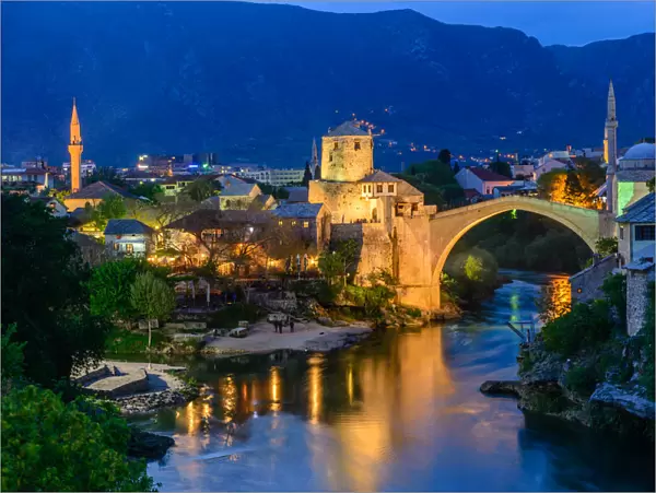 View of Mostar old town